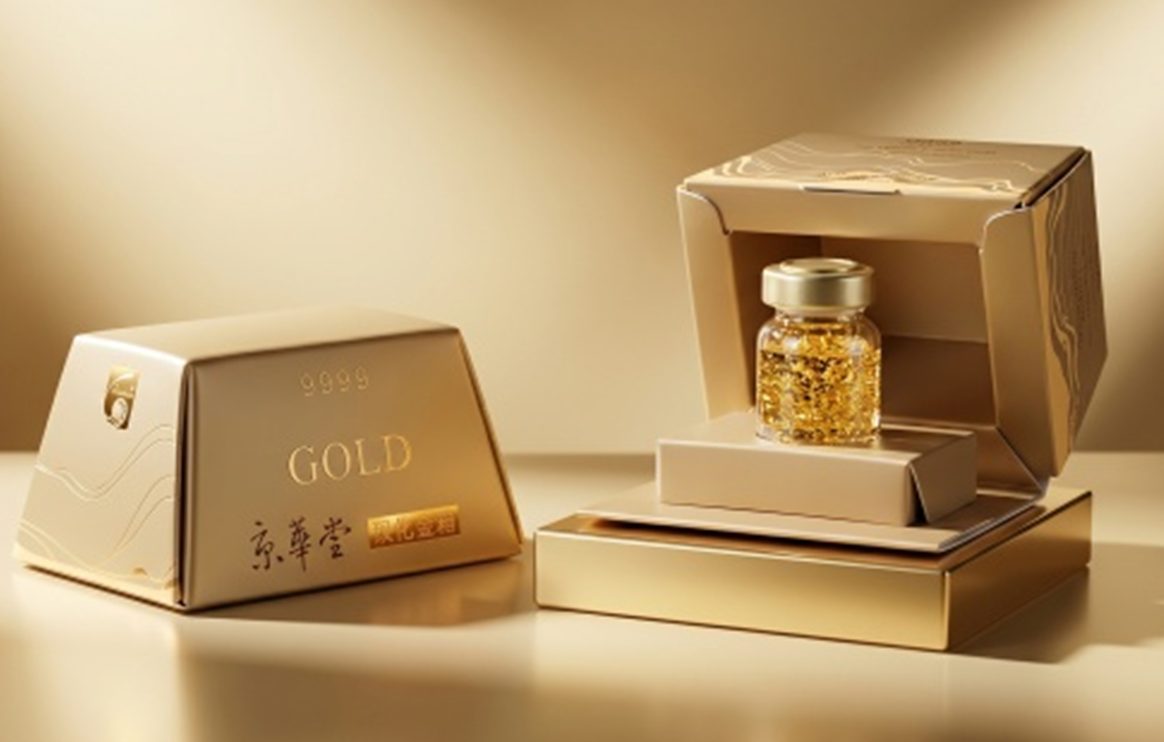 京華堂金箔禮盒包裝
